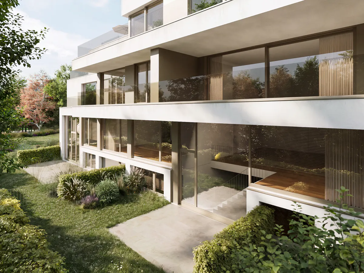 Bogenhausen — garden and living levels visualisation